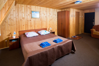 Гостиница Даурия Листвянка Улучшенный номер с 1 кроватью или 2 отдельными кроватями-1